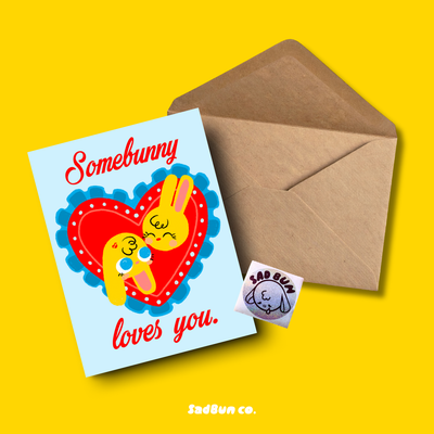 Somebunny Loves You Card