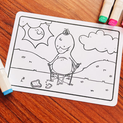 Ducky Coloring Print