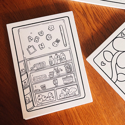 Fridge Coloring Print