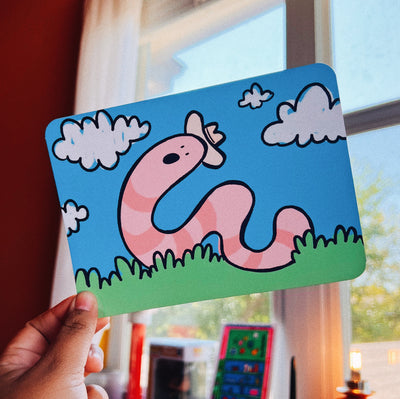 Cowboy Worm Print