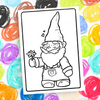 Gnome Coloring Print