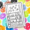 Fridge Coloring Print