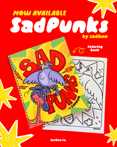 SAD PUNKS by SadBun Coloring Book!