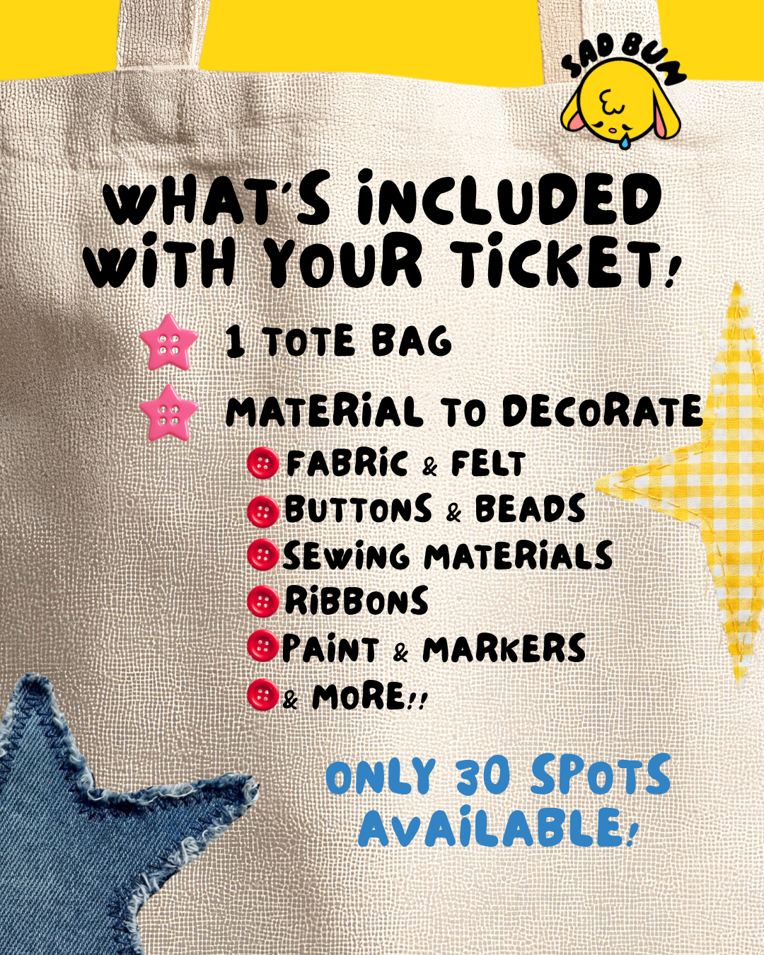 Tote Decorating Event