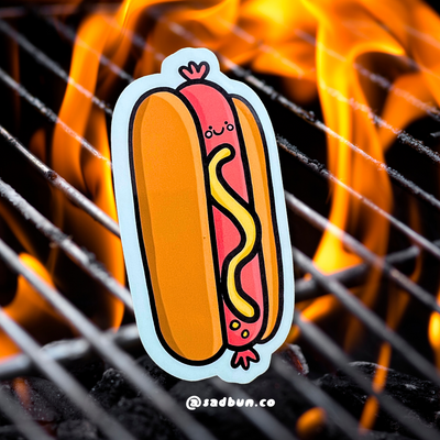 Hot Dog Sticker