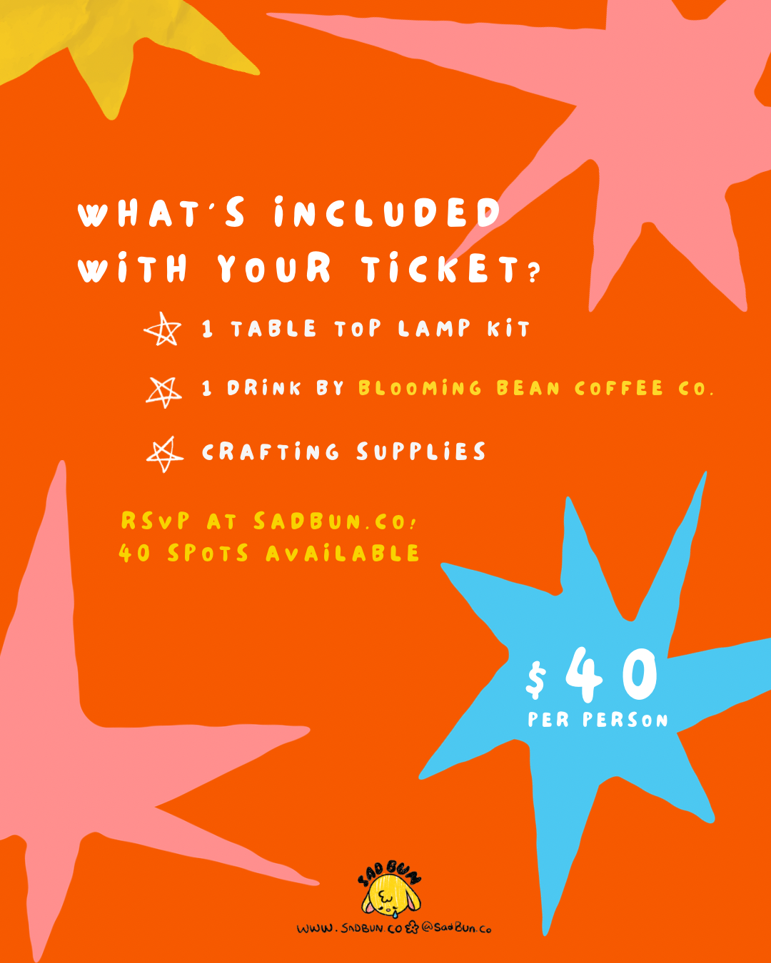 Lantern Craft Party - 1 TICKET