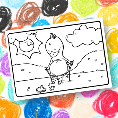 Ducky Coloring Print