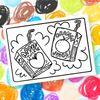 Juices Coloring Print