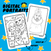 Digital Portraits - Cutsey or Ugly AF?