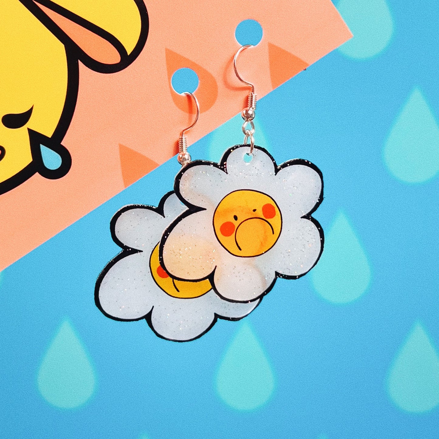Sad Flower Earrings