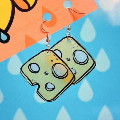 Cheese Earrings