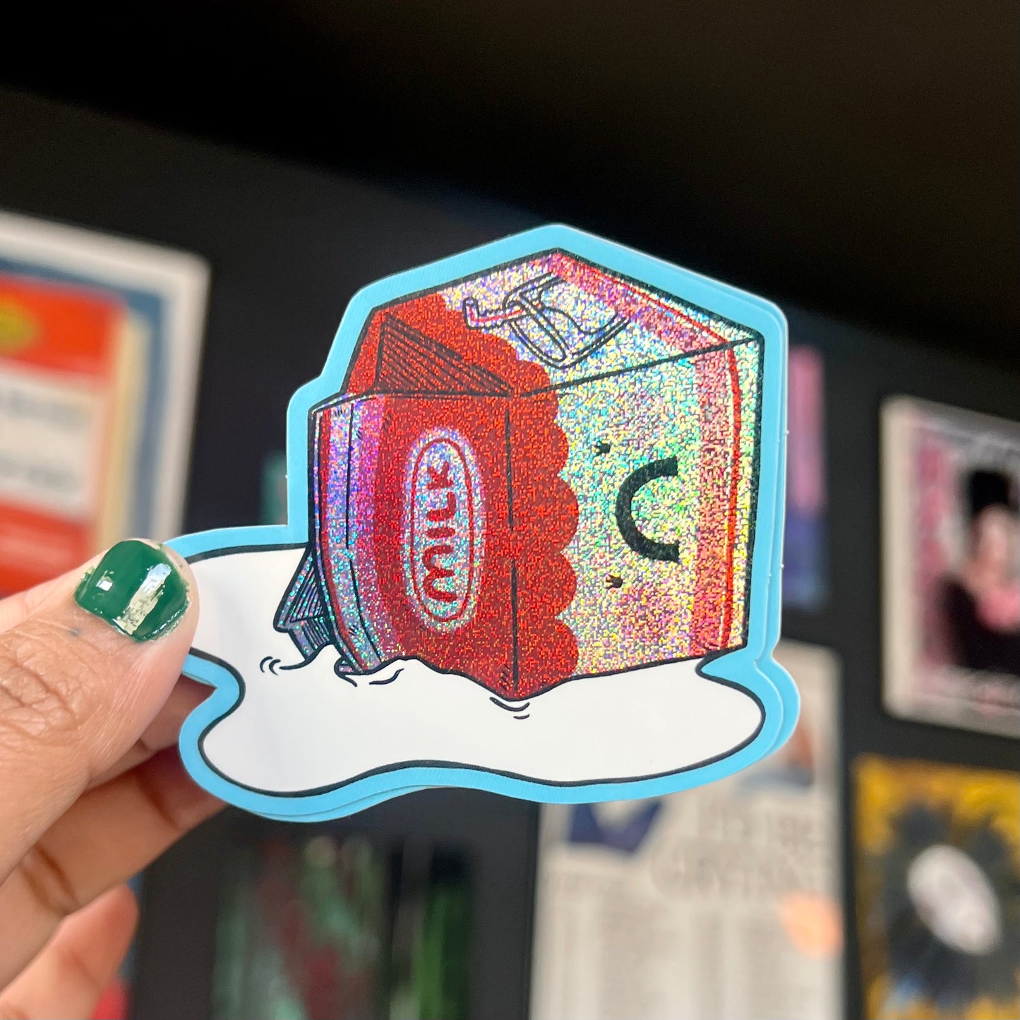 SadMilk Glitter Sticker