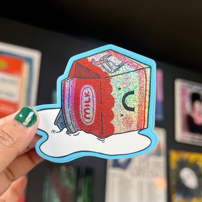 SadMilk Glitter Sticker