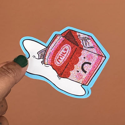 SadMilk Glitter Sticker