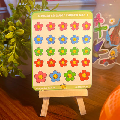 FLOWER FEELINGS GARDEN VOL.2 STICKER SHEET