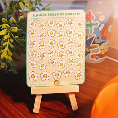 FLOWER FEELINGS GARDEN STICKER SHEET
