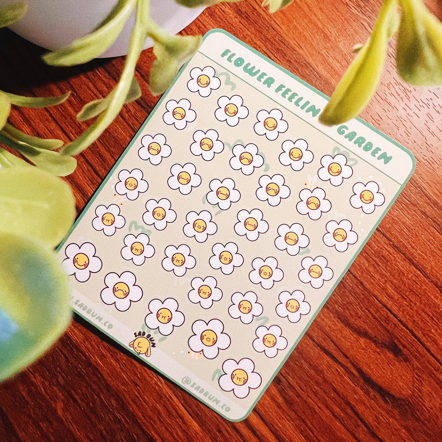 FLOWER FEELINGS GARDEN STICKER SHEET