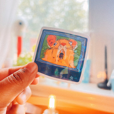 Rat TV Sticker