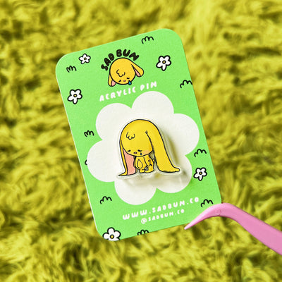 Bun Acrylic Pin
