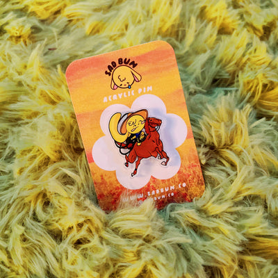 CowBun Acrylic Pin